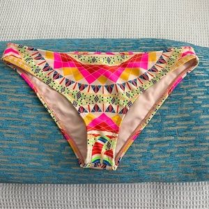 Mara‎ Hoffman Geometric Swimsuit Bikini Swim Bottoms Designer Beachwear Small